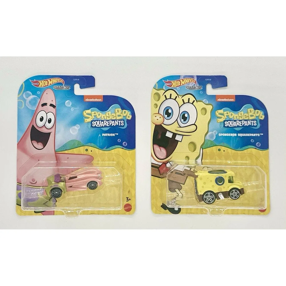 Hot Wheels SpongeBob SquarePants & Patrick Character Cars Set of 2 NIB 2020